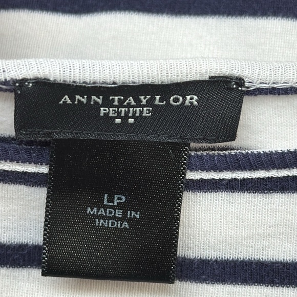 Ann Taylor Boat Neck Long Sleeve Top. LP - Picture 5 of 7